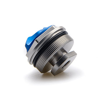TOP CAP ASSY FOR FORK FOX FLOAT NA 2, 34 mm, SILVER