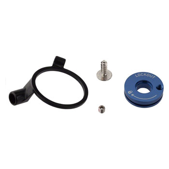 REMOTE SPOOL CLAMP FOR FORKS ROCK SHOX XC32, RECON SILVER...